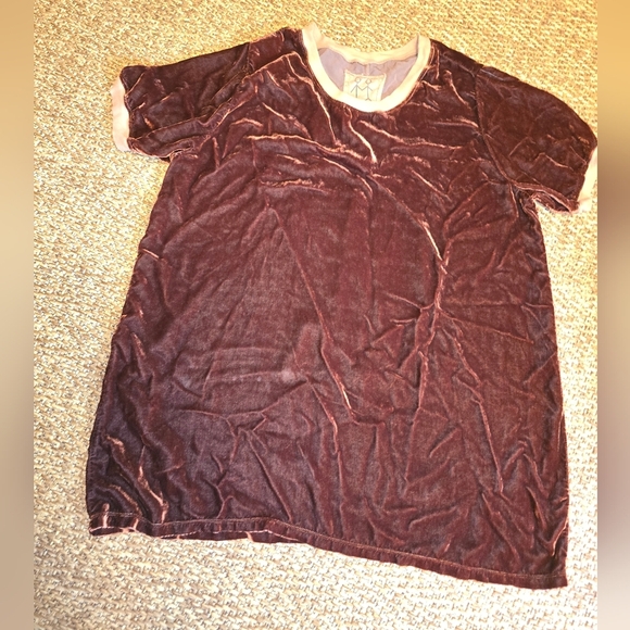 Pete & Greta from Johnny Was Velvet Top in Burnt Orange. Womens Small - Picture 1 of 9